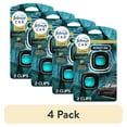 thumbnail image 1 of (4 pack) Febreze Car Rainforest Scent Air Freshener Vent Clip, .07 oz. Car Vent Clip, 2 Count, 1 of 13