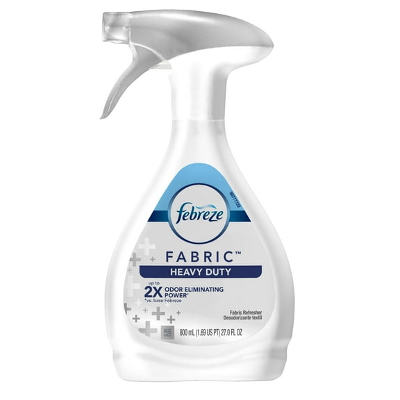 (4 pack) Febreze Heavy Duty FABRIC Refresher, Crisp Clean, 2 Total, 27 oz