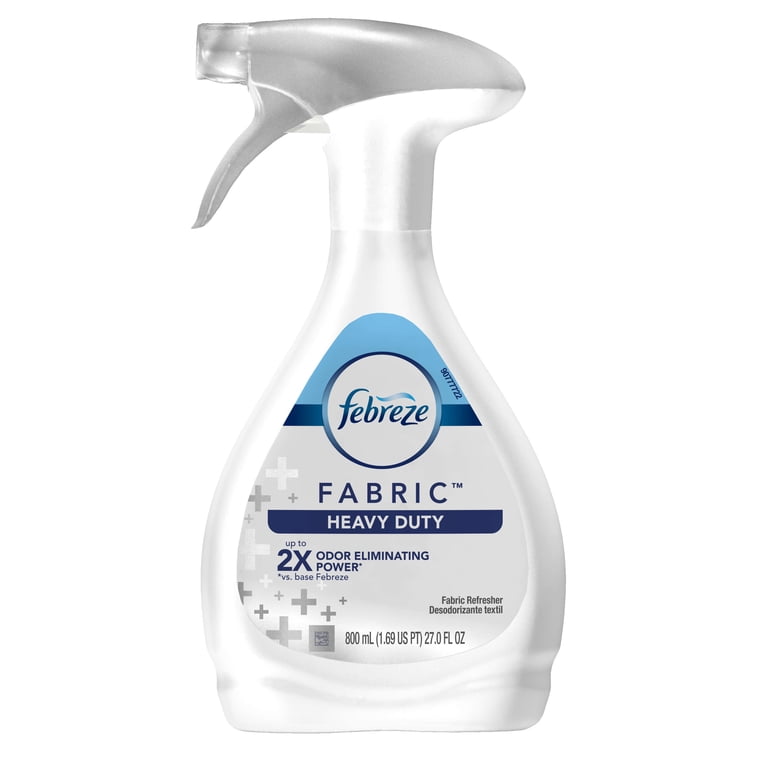Febreze Heavy Duty Fabric Refresher, Crisp Clean, 4 Pack, 27 oz