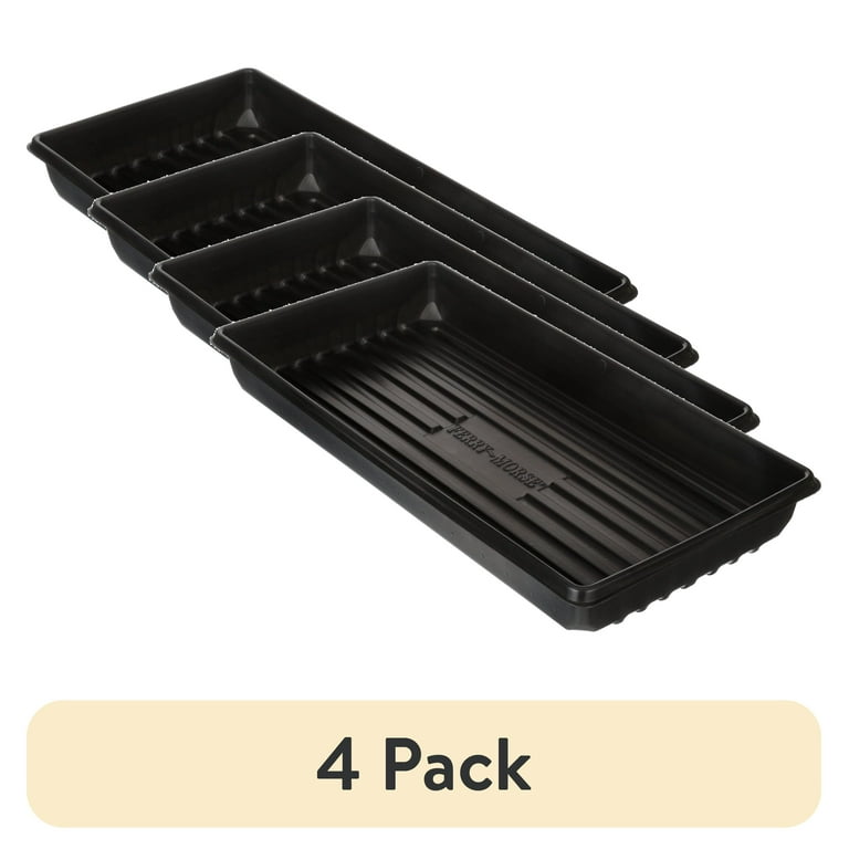 4 pack) Ferry-Morse Durable Seed Starting Tray with Watertight