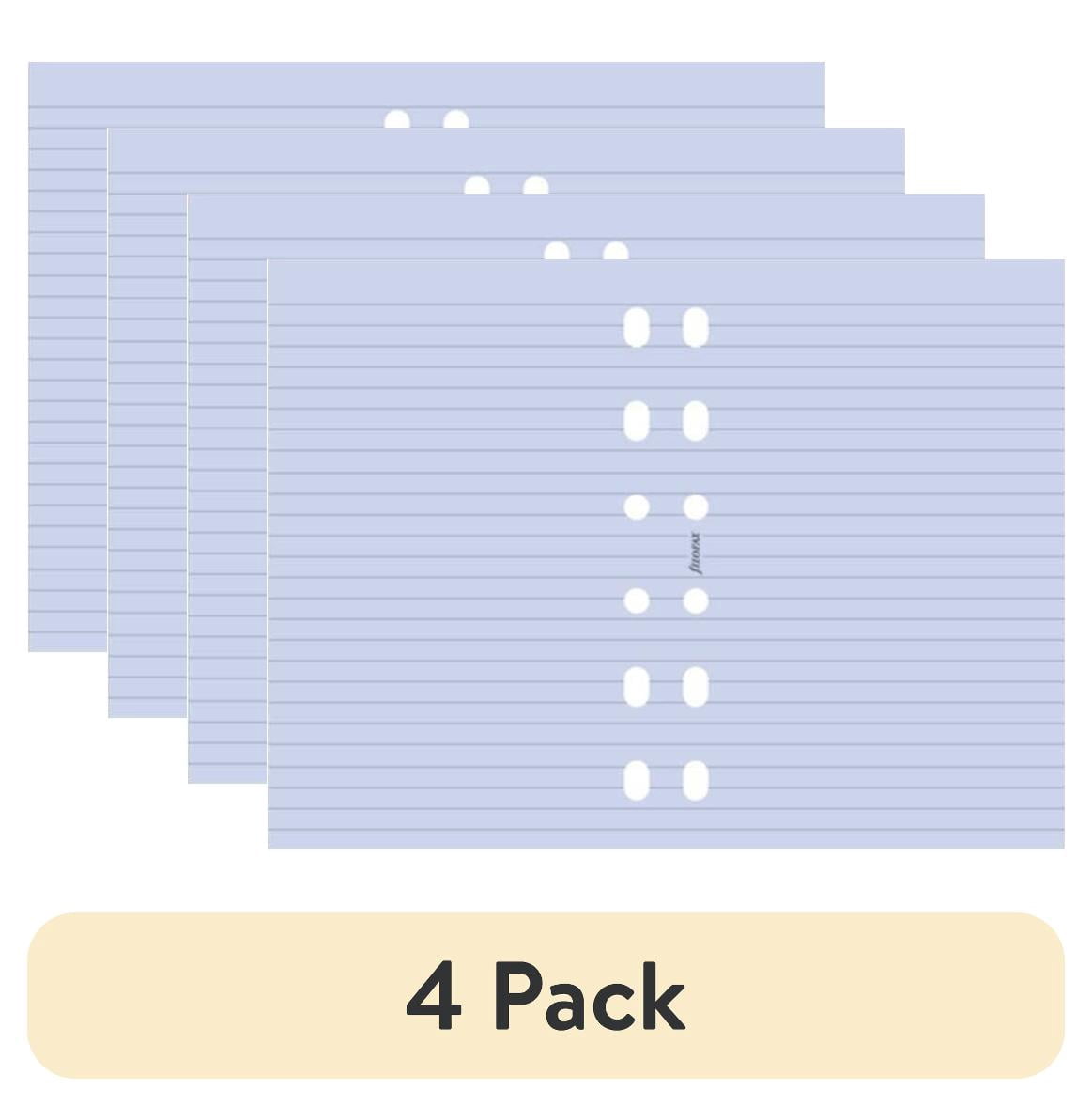 (4 pack) Filofax - Papers Ruled Notepaper - Lavender - Pocket Size