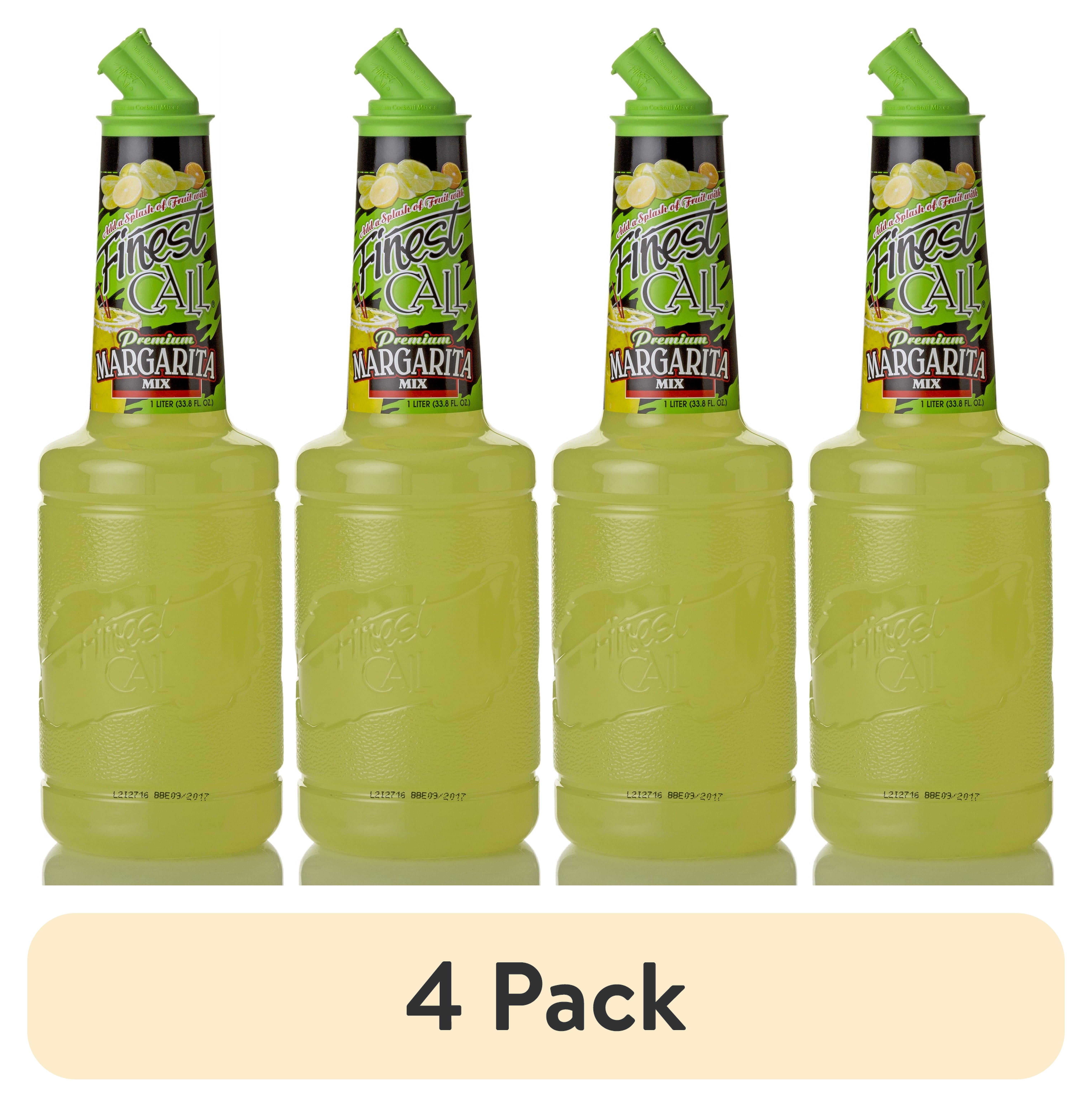 Finest Call Margarita Mix Cocktail Mixer Liter Bottle with Lime