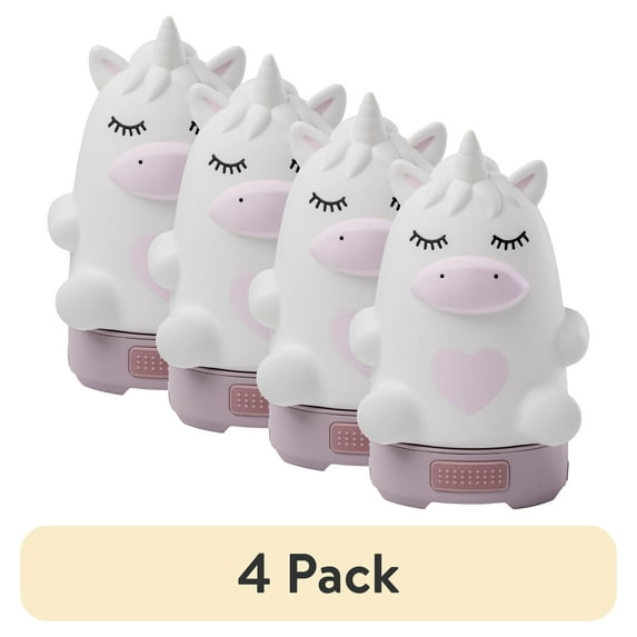 (4 pack) Firefly! Outdoor Gear Sparkle the Unicorn, Multi-Color LED, 6 Modes, Battery-Powered