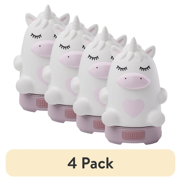 (4 pack) Firefly! Outdoor Gear Sparkle the Unicorn, Multi-Color LED, 6 Modes, Battery-Powered
