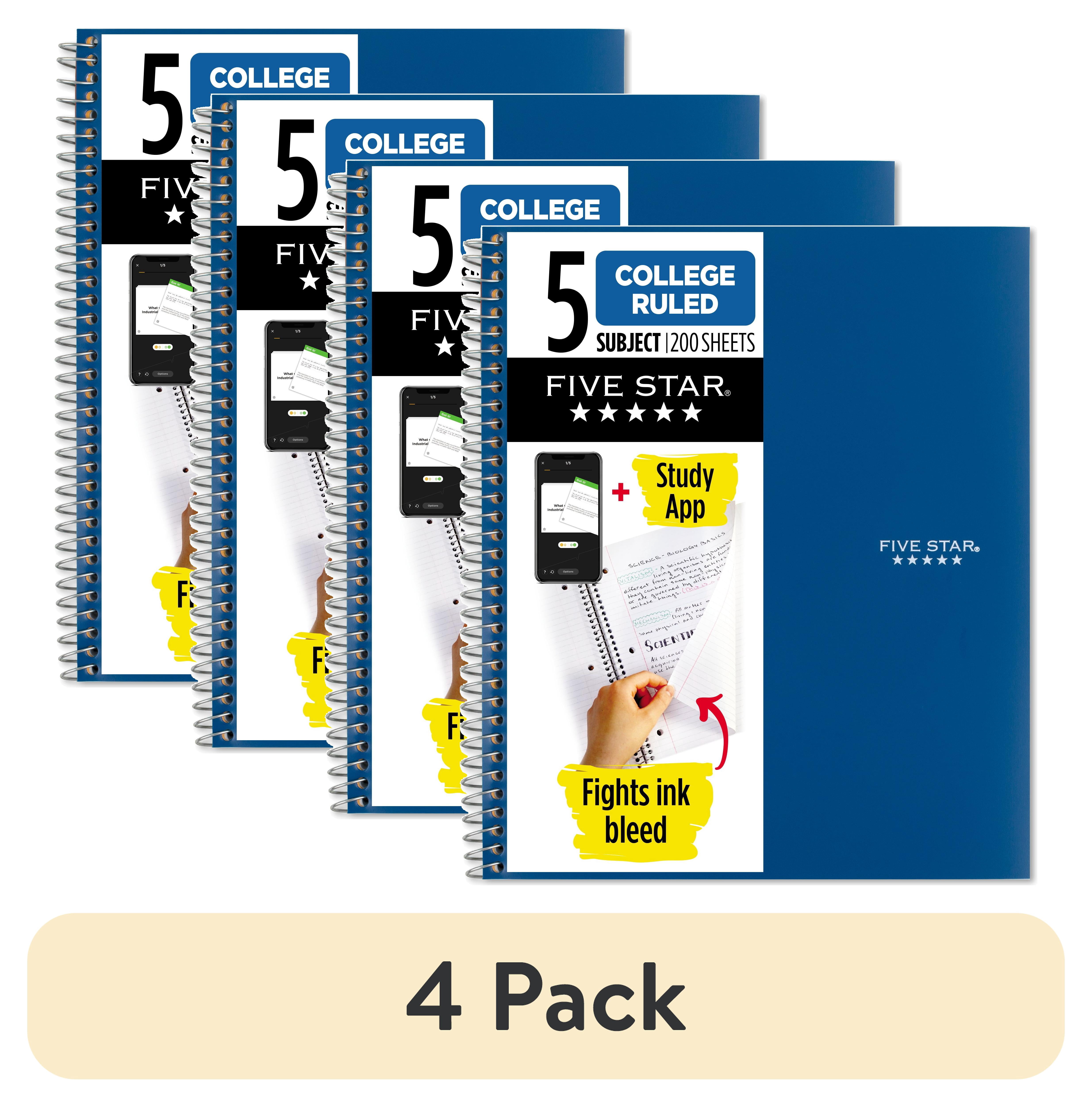 597 ✨美品NECノート✨Corei7✨SSS500GB✨Blu-ray搭載 4 pack) Five Star Spiral Notebook + Study App, 5 Subject, College