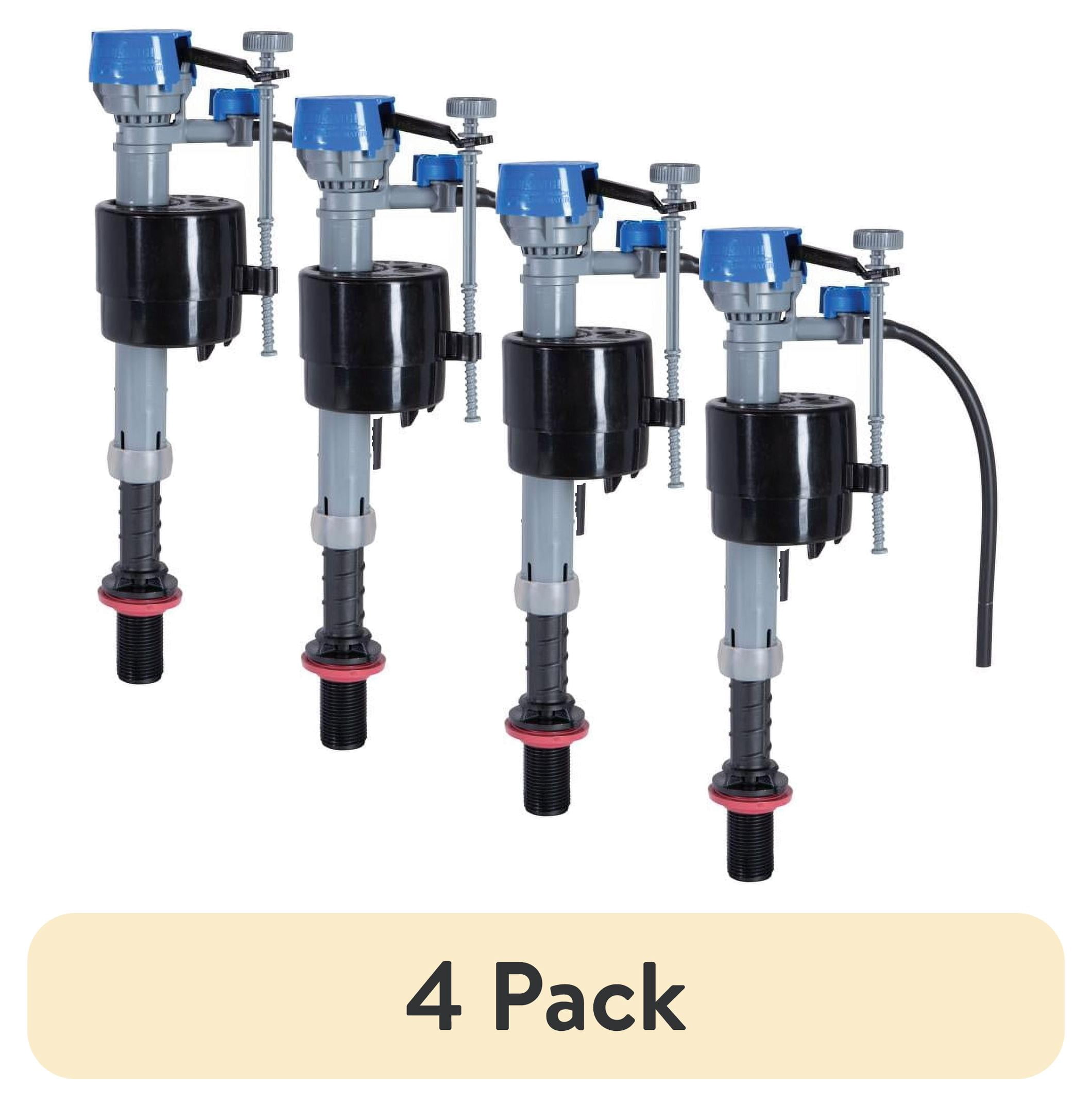 (4 pack) Fluidmaster K-400H-039 PerforMAX Toilet Fill Valve and 2" Flapper Repair Kit, Plastic, 1-Pack, Height 13.9in