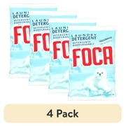 (4 pack) Foca Laundry Detergent, Household Use, All Ages, Biodegradable & Phosphate-Free, Powder Detergent with Anionic Surfactant, 35.27 oz