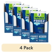 (4 pack) Freez Pak Reusable Ice Substitute, Twin Pack, Small Bag
