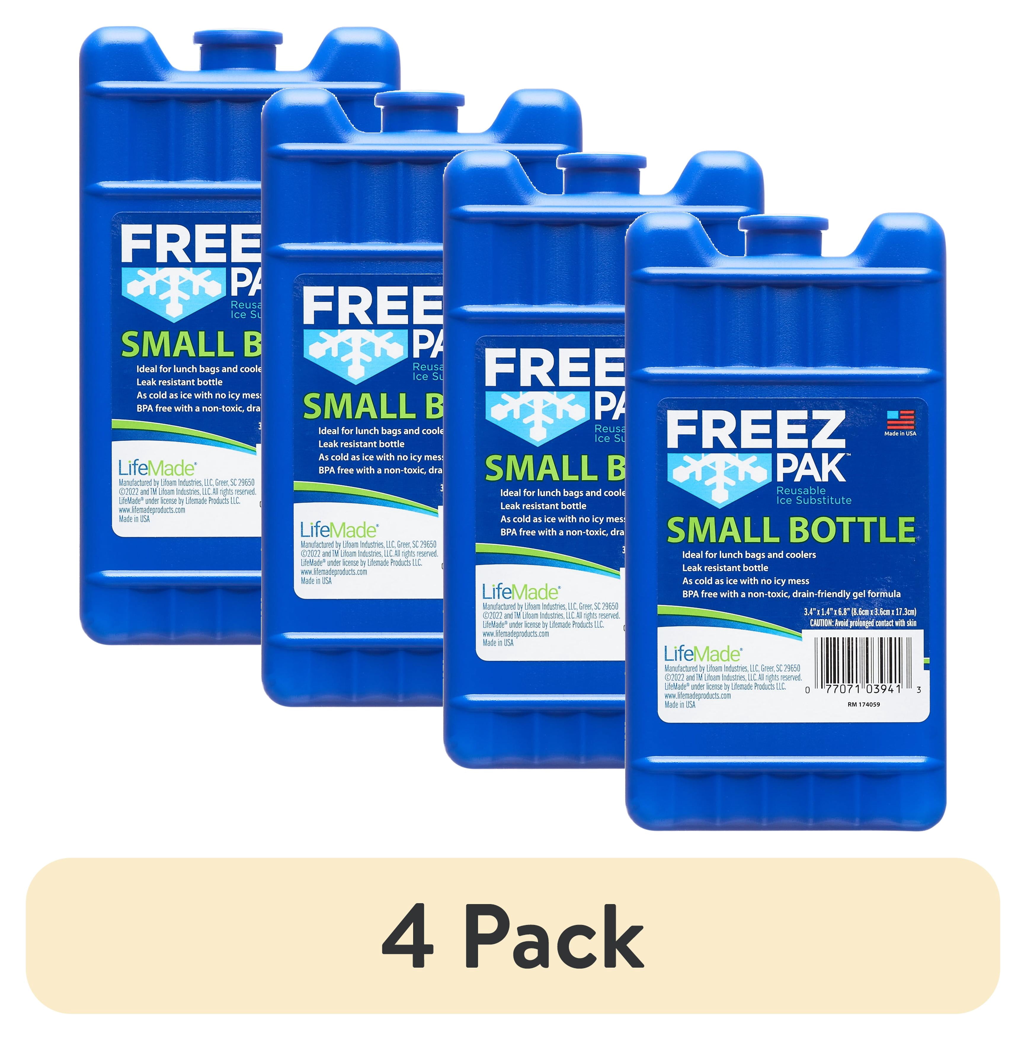 (4 pack) Freez Pak Small Reusable Ice Pack and Ice Substitute