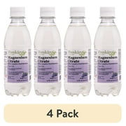 (4 pack) Freskaro Magnesium Citrate Oral Solution 10 oz, Grape Flavor