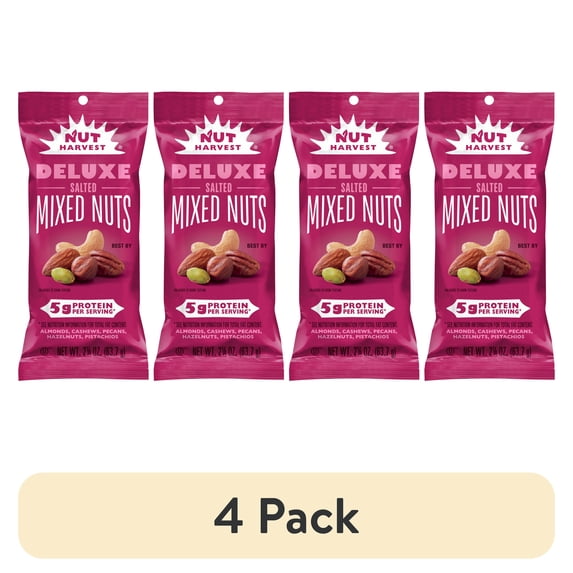 (4 pack) Frito Lay Nut Harvest Mixed Nuts, 2.25 oz
