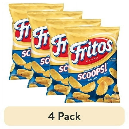 (4 pack) Fritos® Scoops!® Corn Chips, 9.25 oz. Bag