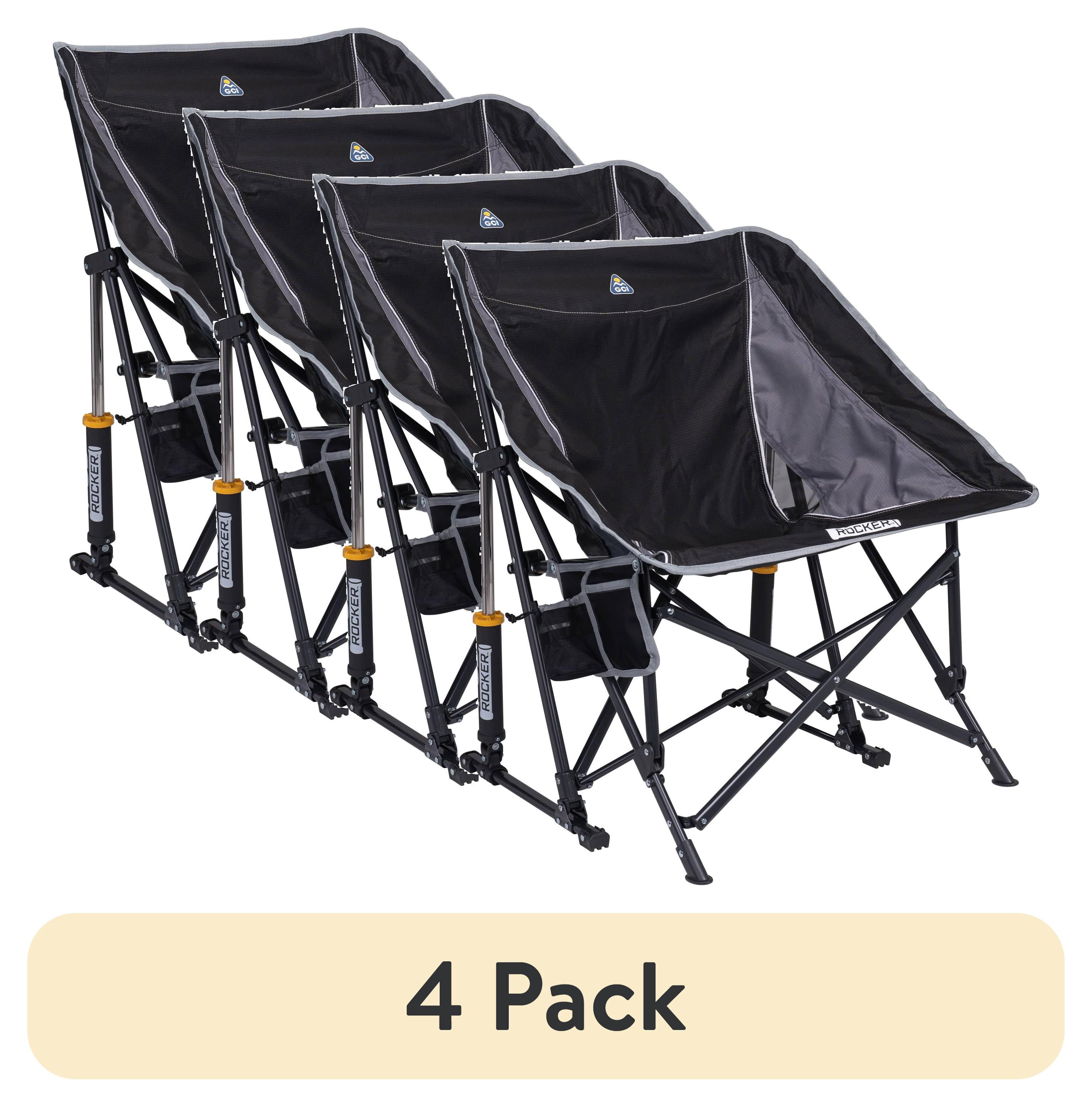 GCI Outdoor Pod Rocker Foldable Rocking Camp Chair with Mesh Panels ...