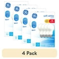 thumbnail image 1 of (4 pack) GE LED Light Bulbs, 60 Watt, Soft White, A19 Bulbs, Medium Base, Frosted Finish, 13yr, 4pk, 1 of 10