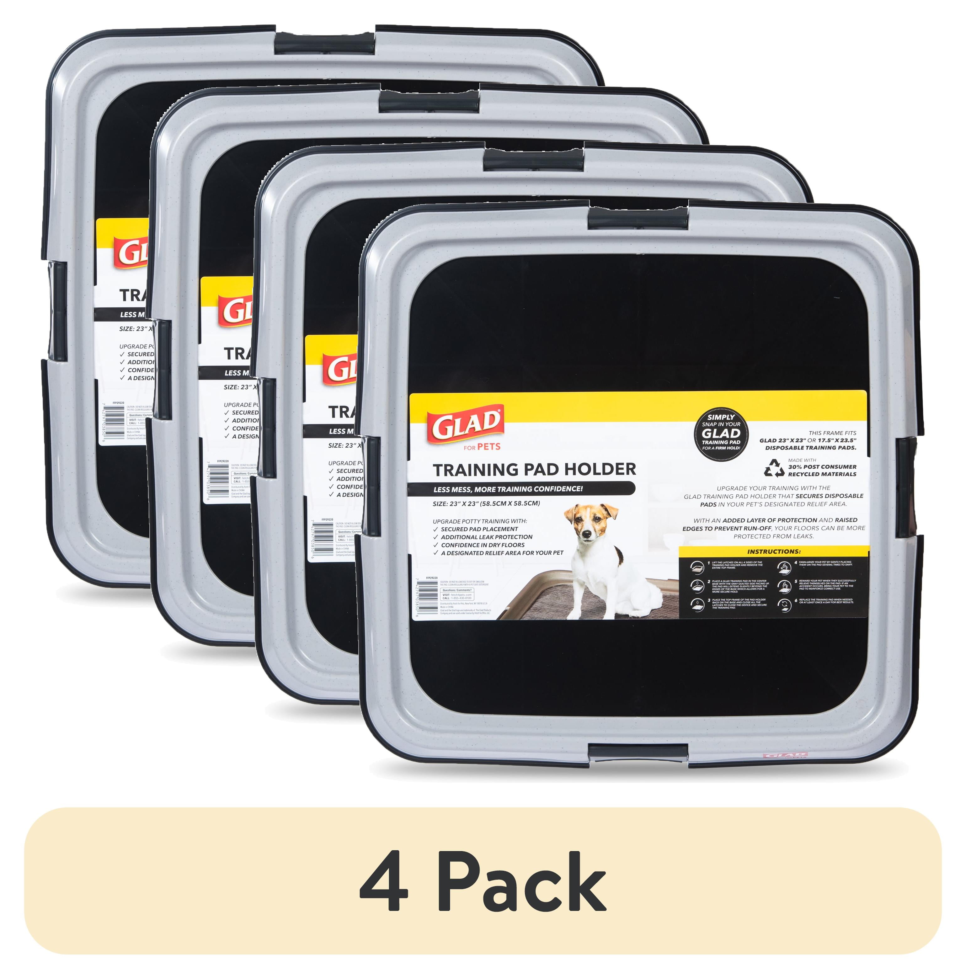 GLAD For Pets Dog Training Pad Potty Training Pad Holder with Leak