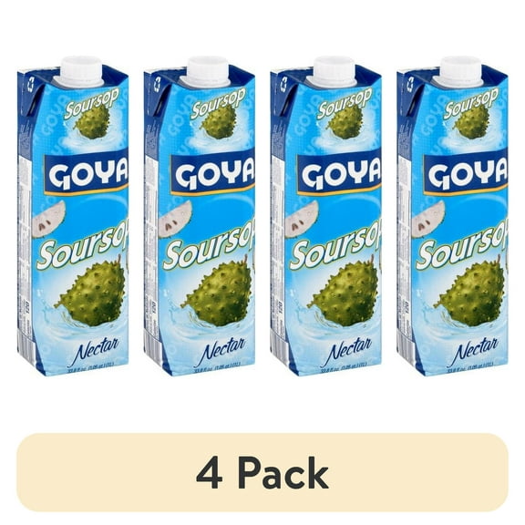 (4 pack) GOYA Guanabana Soursop 33.80 Oz