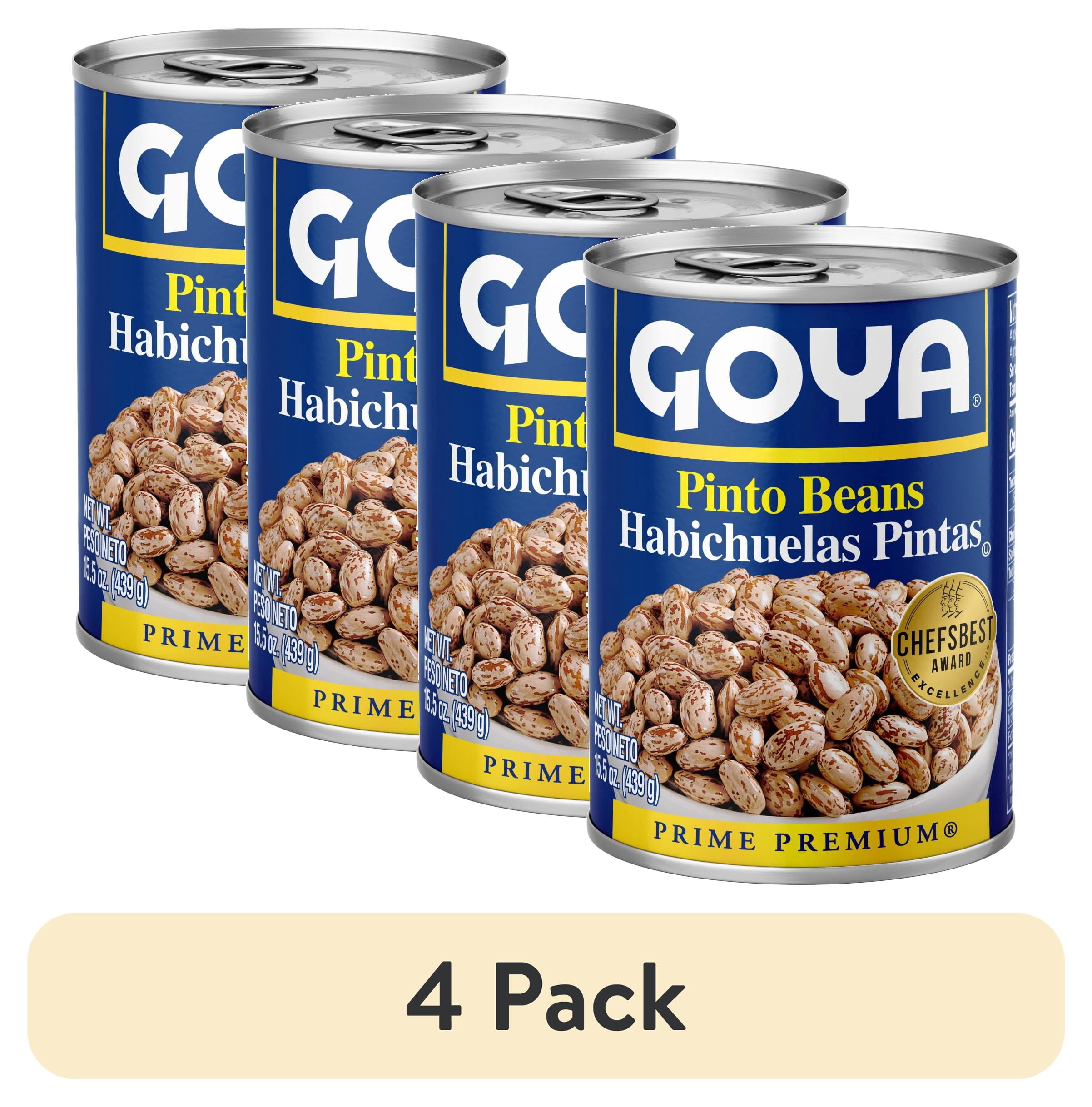 (4 pack) GOYA Pinto Beans 15.5 oz Can