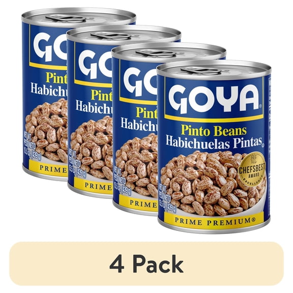 (4 pack) GOYA Pinto Beans 15.5 oz Can