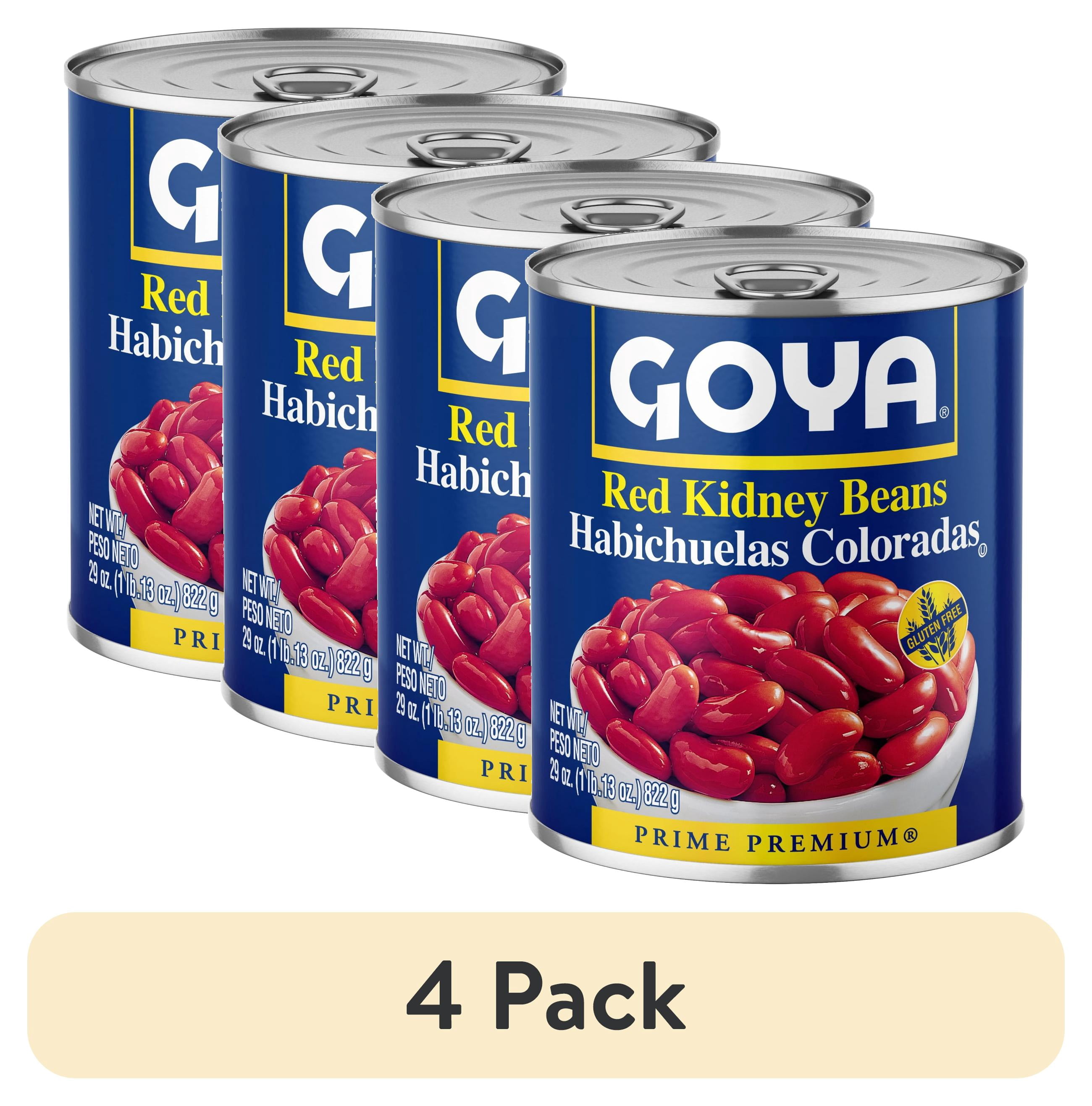 (4 pack) GOYA Red Kidney Beans, 29 oz Can