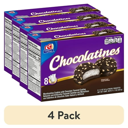 (4 pack) Gamesa Chocolatines Marshmallow Cookies, 11.74 Oz.