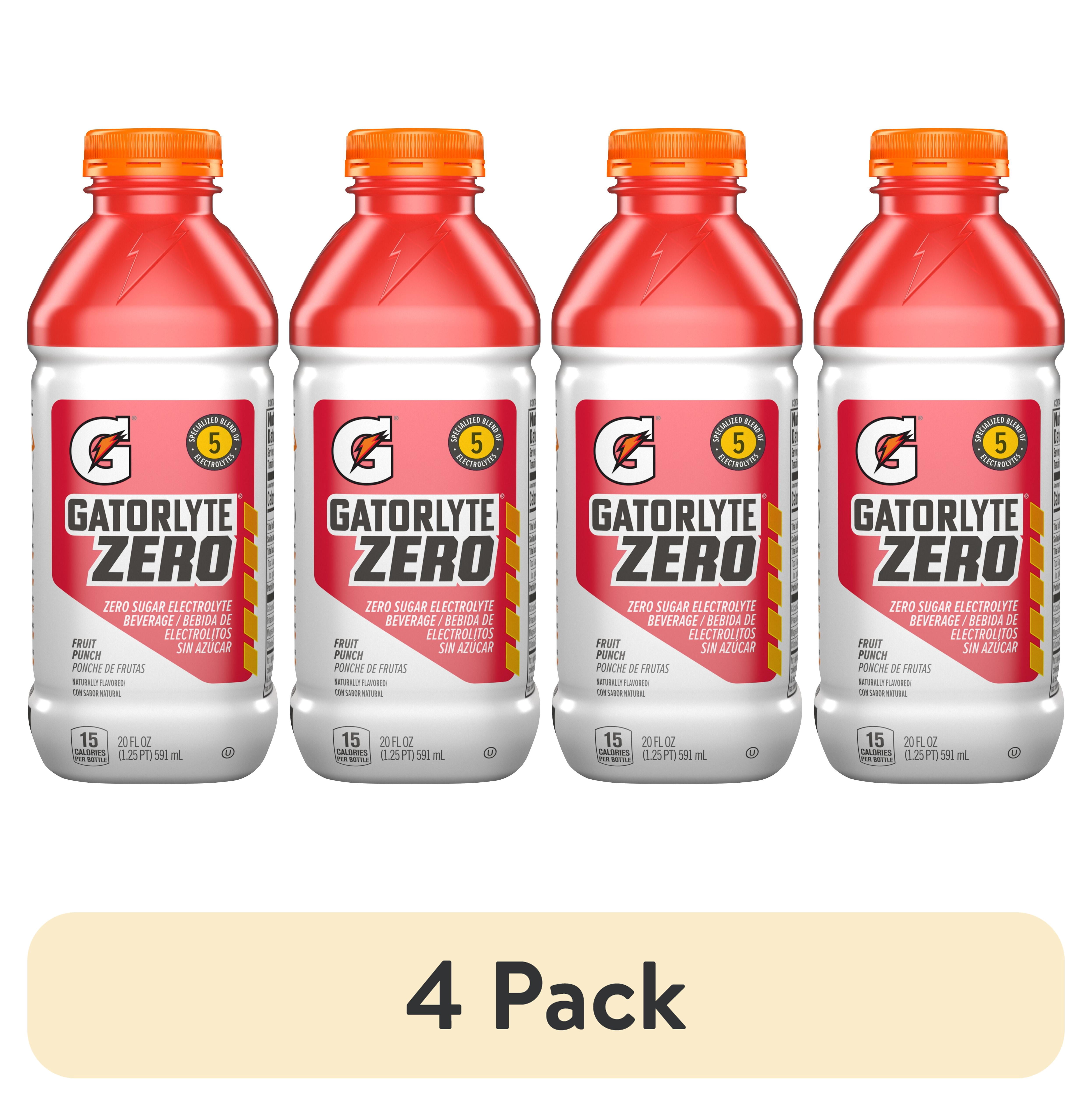 (4 pack) Gatorade Gatorlyte Fruit Punch Electrolyte Sports Drink, 20 fl oz Bottle