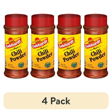 (4 pack) Gebhardt Chili Powder, 3 oz.