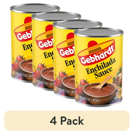 (4 pack) Gebhardt Enchilada Sauce, 10 oz.