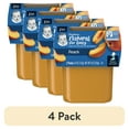 thumbnail image 1 of (4 pack) Gerber Stage 2 Baby Food, Peach Puree Tubs, Baby Puree, 2PK 8 oz, 1 of 13