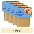 (4 pack) Gerber Stage 2 Baby Food Puree, Apple Strawberry Banana, 8 oz ...