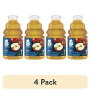 (10 pack) Gerber Toddler Food, Apple Juice, 32 fl oz Bottle