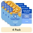 thumbnail image 1 of (4 pack) Gerber Mealtime for Toddler, Pasta Shells and Cheese Toddler Food, 6 oz Tray, 1 of 17