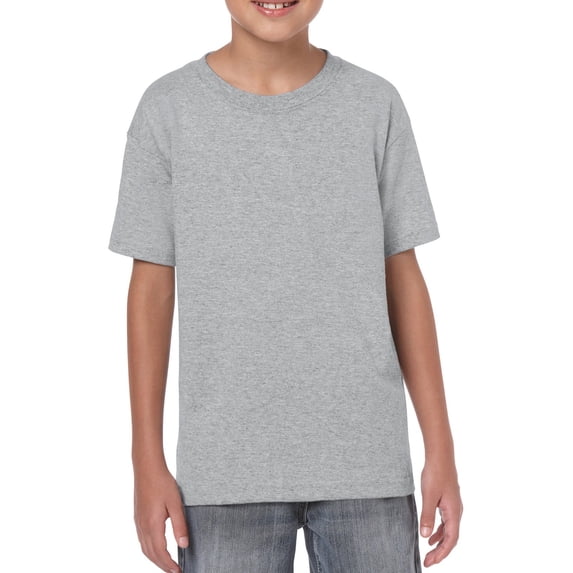 (4 pack) Gildan Kid's 100% Heavy Cotton Short Sleeve T-Shirt