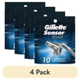 thumbnail image 1 of (4 pack) Sensor Excel Men's Razor Blade Refills, 10 Ct, 1 of 9