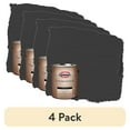 thumbnail image 1 of (4 pack) Glidden Fundamentals Grab-N-Go Black Satin Exterior Paint, 1 Gallon, 1 of 9