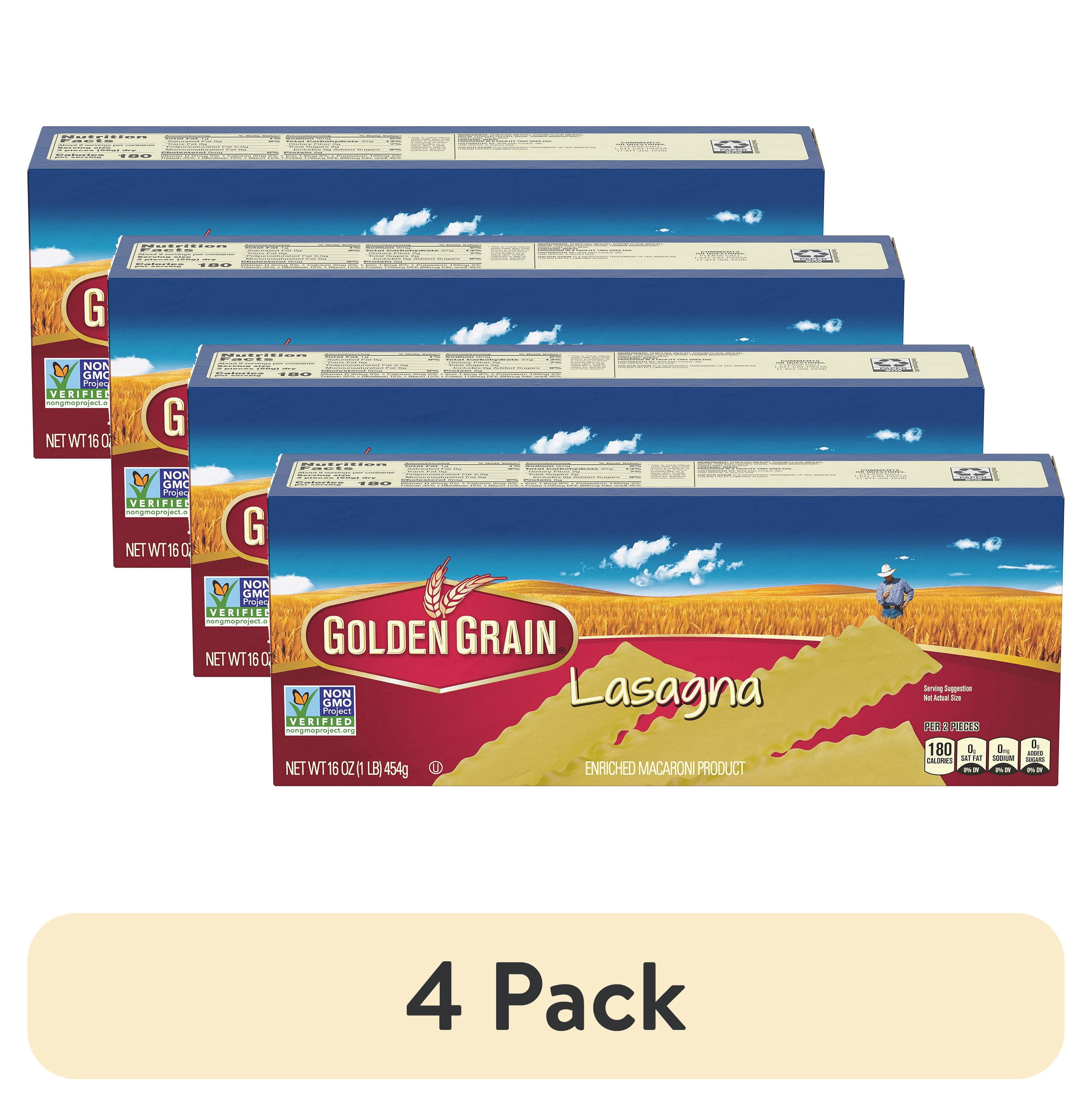 (4 pack) Golden Grain Lasagna, 16 oz