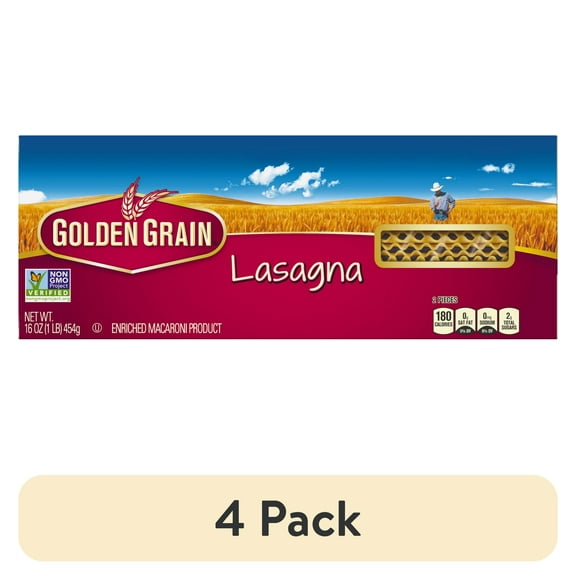 (4 pack) Golden Grain Lasagna, 16 oz