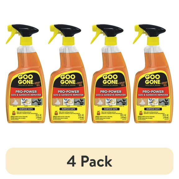 (4 pack) Goo Gone Oven and Grill Cleaner - 14 Ounce - Removes Tough Baked On Grease and Food Spills Surface Safe