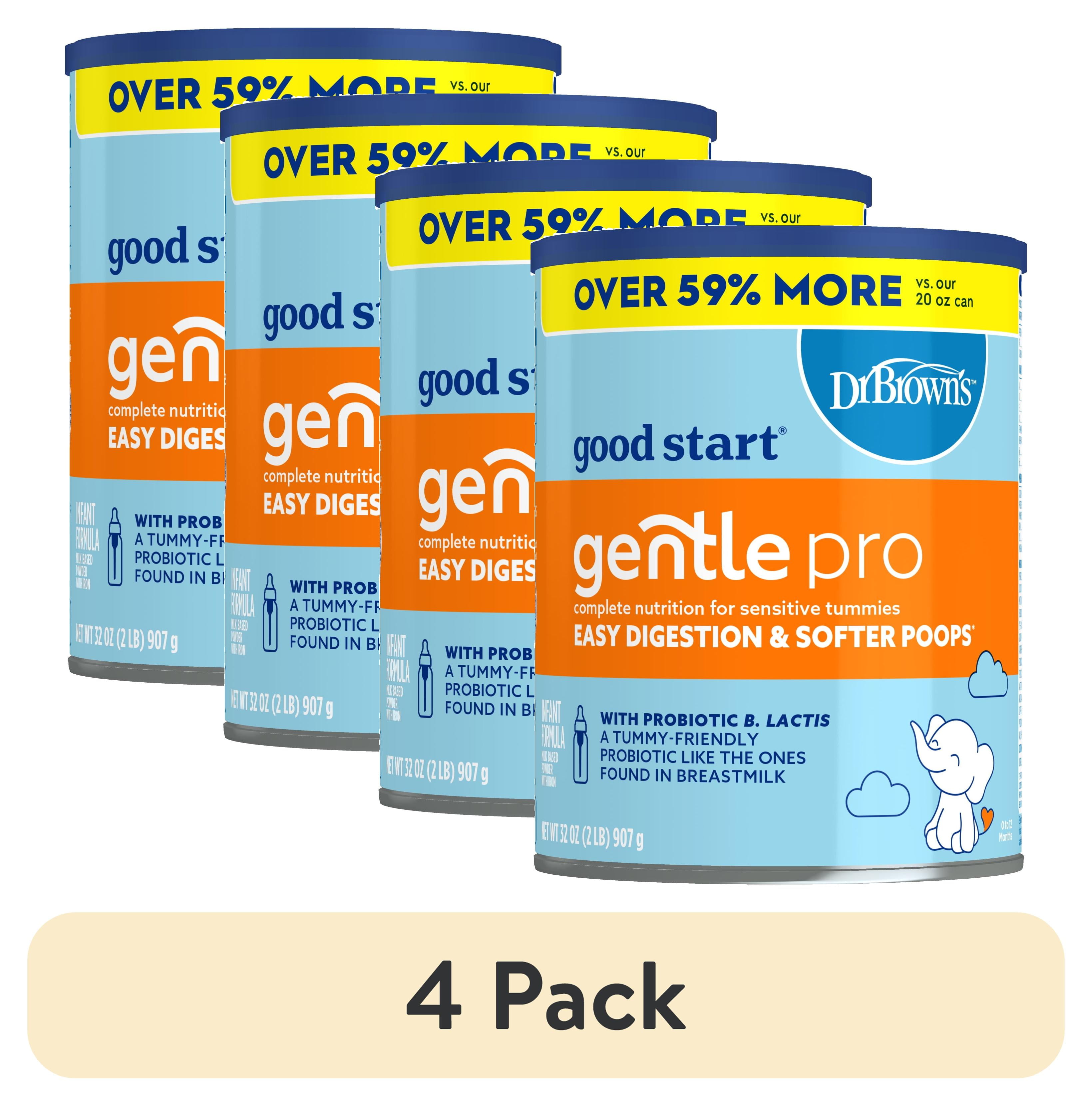 pack) Good Start Brown's Gentle Pro Baby Formula, 32 oz