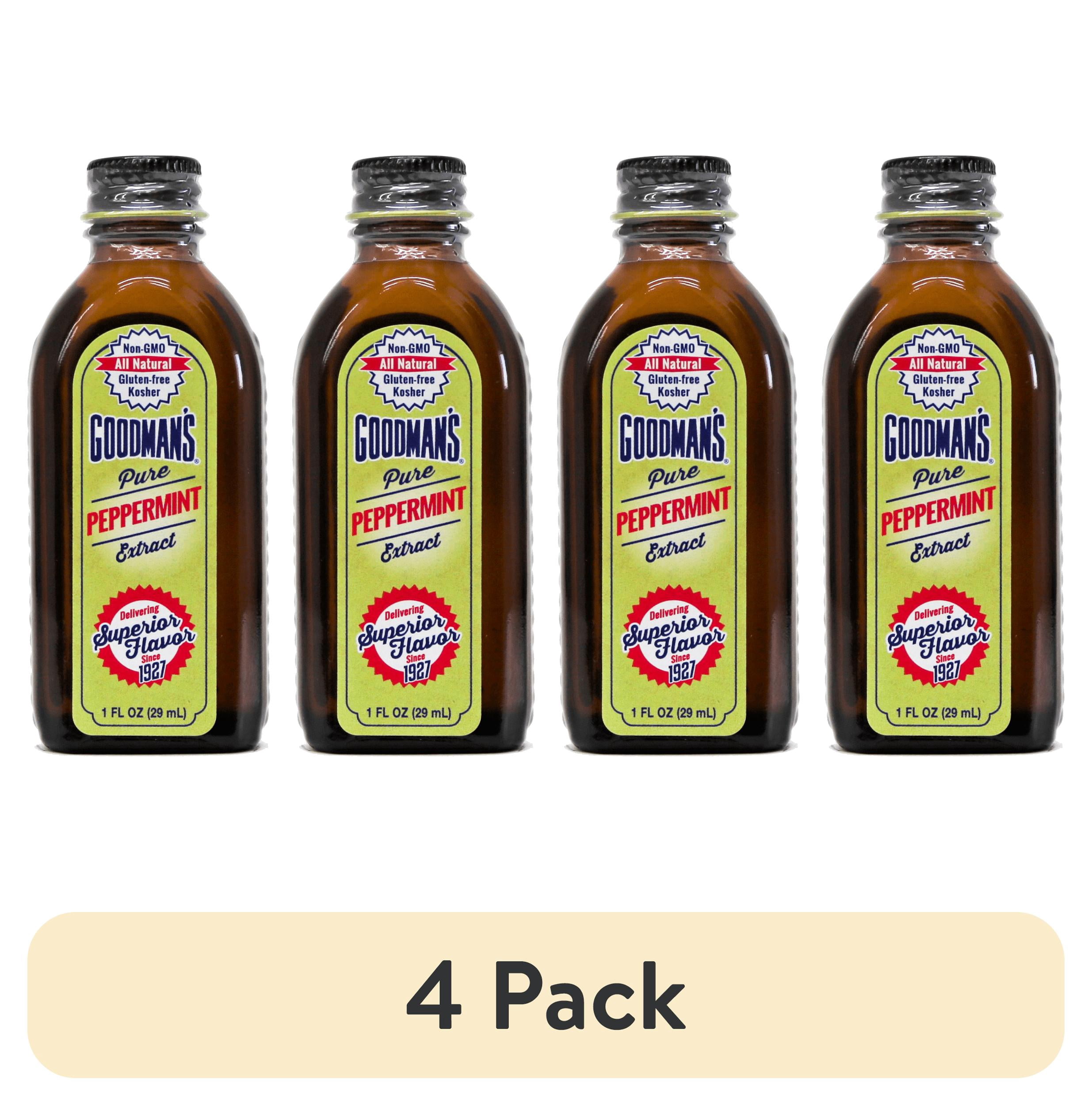 (4 pack) Goodmans Pure Peppermint Extract