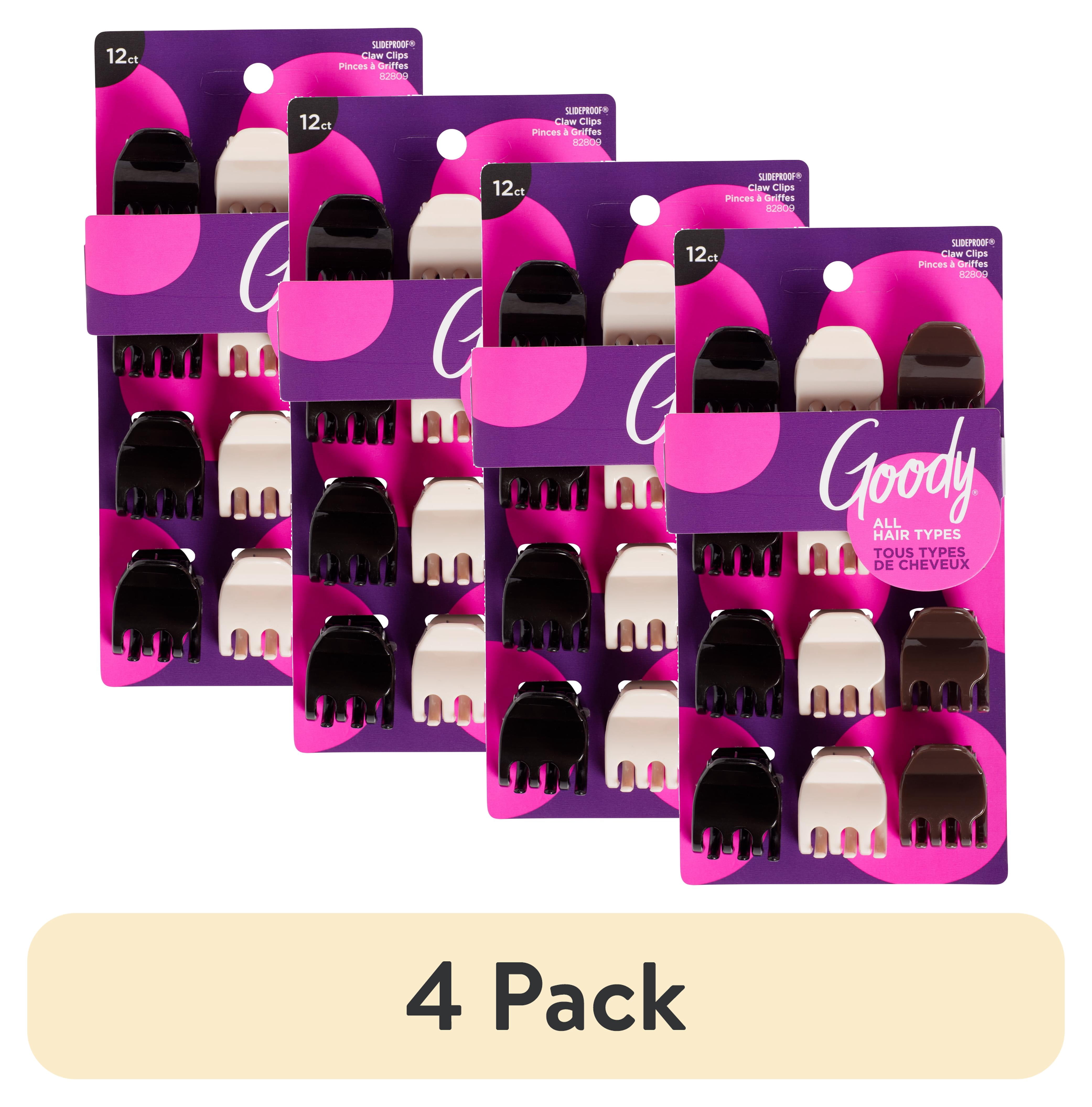 3 pack) Goody Claw Clips Mini 12Ct Slideproof?? Grip, All Hair
