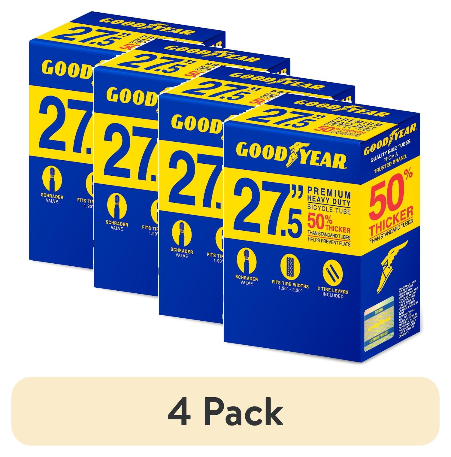 Chambre à Air Vélo 29 Pouces GoodYear Heavy Duty - 1.9 à 2.3 - Avec Démonte-pneu Neuf