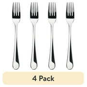 (4 pack) Gourmet Settings Windermere Stainless Steel Salad Fork