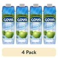 thumbnail image 1 of (4 pack) GOYA Coconut Water, 33.8 fl oz Carton, Tropical Beverage, 1 of 6