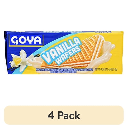 (4 pack) Goya Vanilla Wafer, 4.94 oz