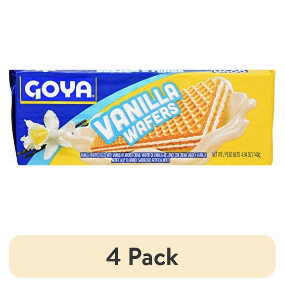 (4 pack) Goya Vanilla Wafer, 4.94 oz