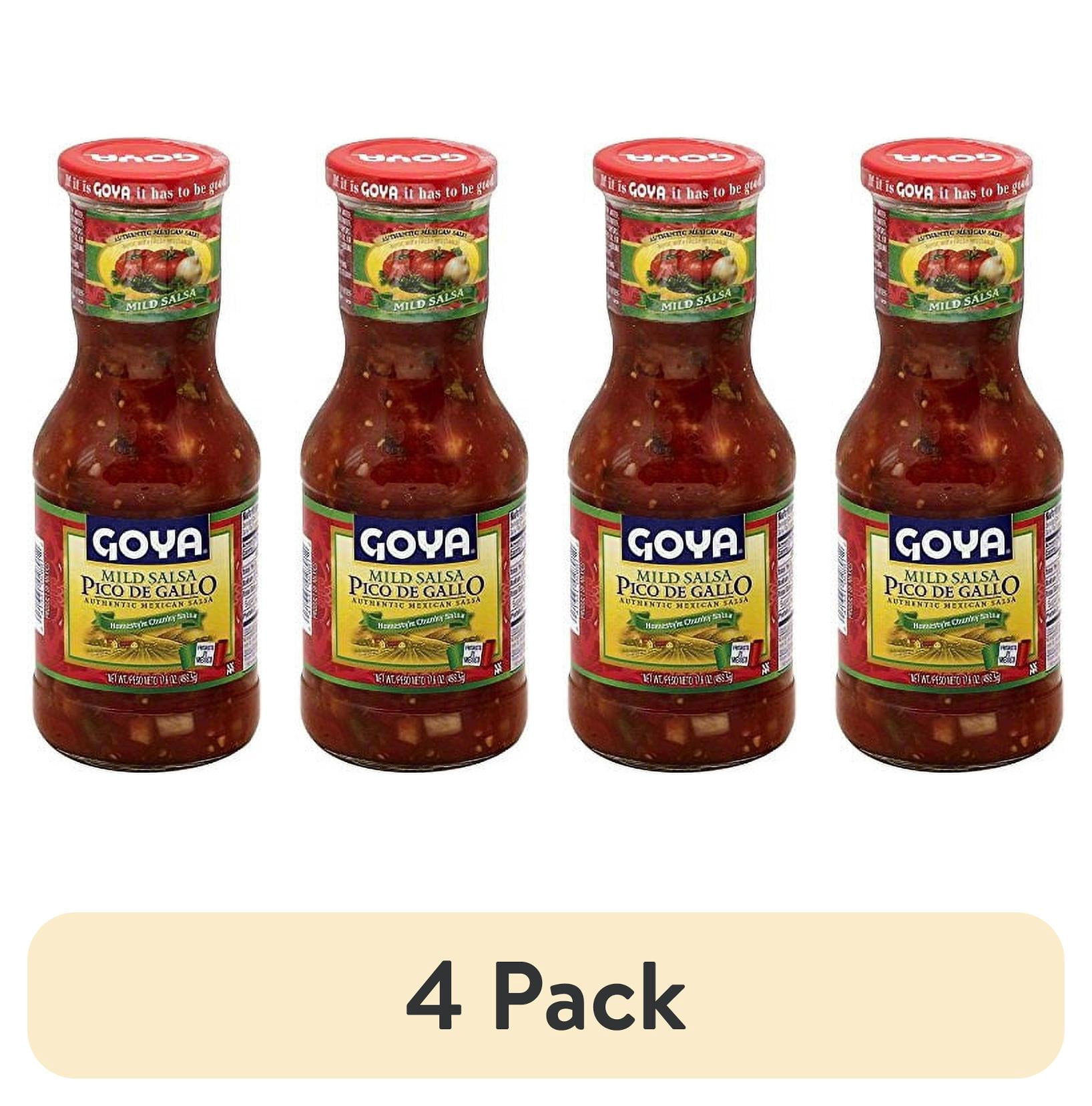 (4 pack) Goya Mild Pico De Gallo Salsa, 17.6 oz
