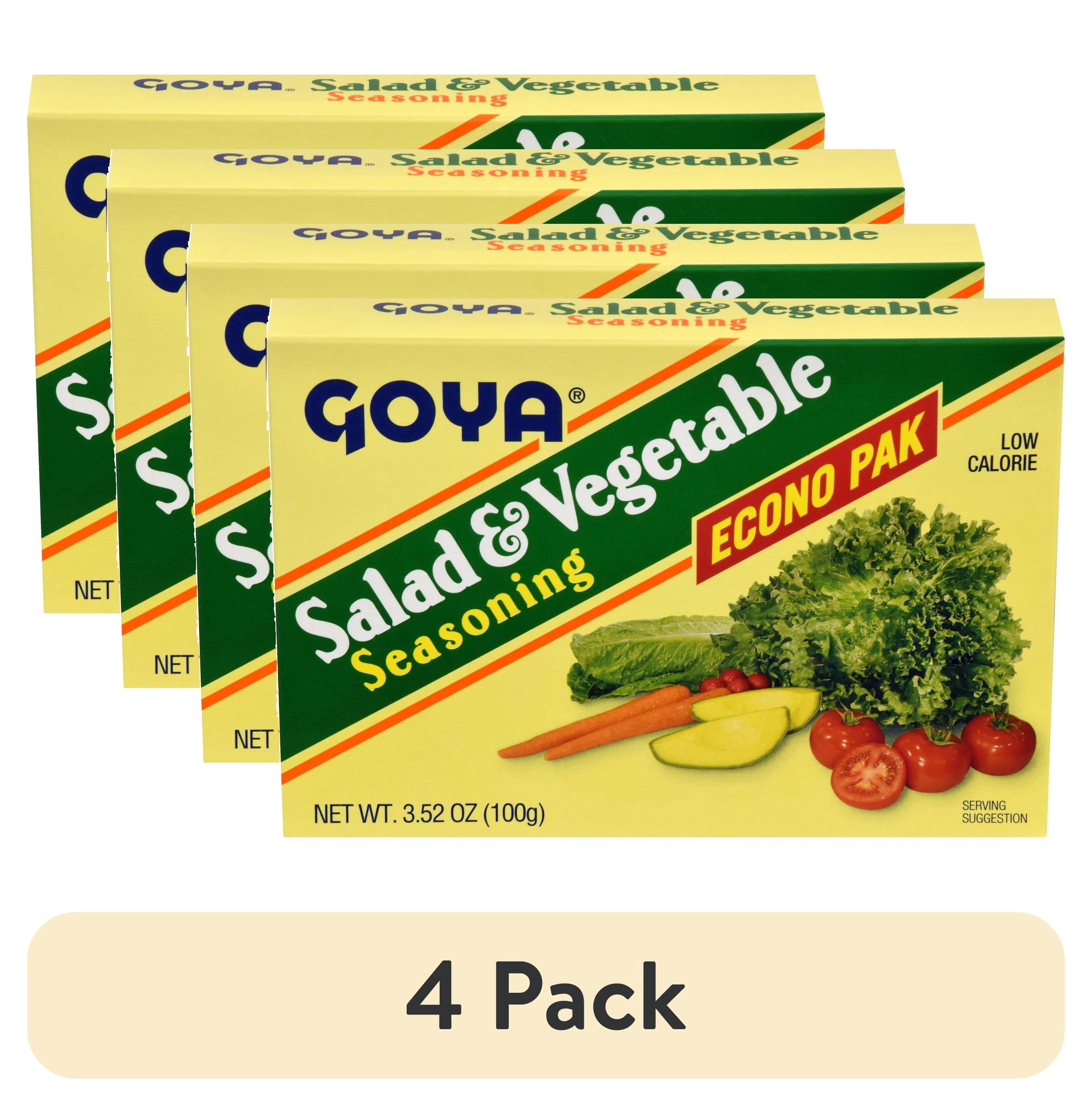 (4 pack) Goya Salad and Vegetable Seasoning, 3.52 oz