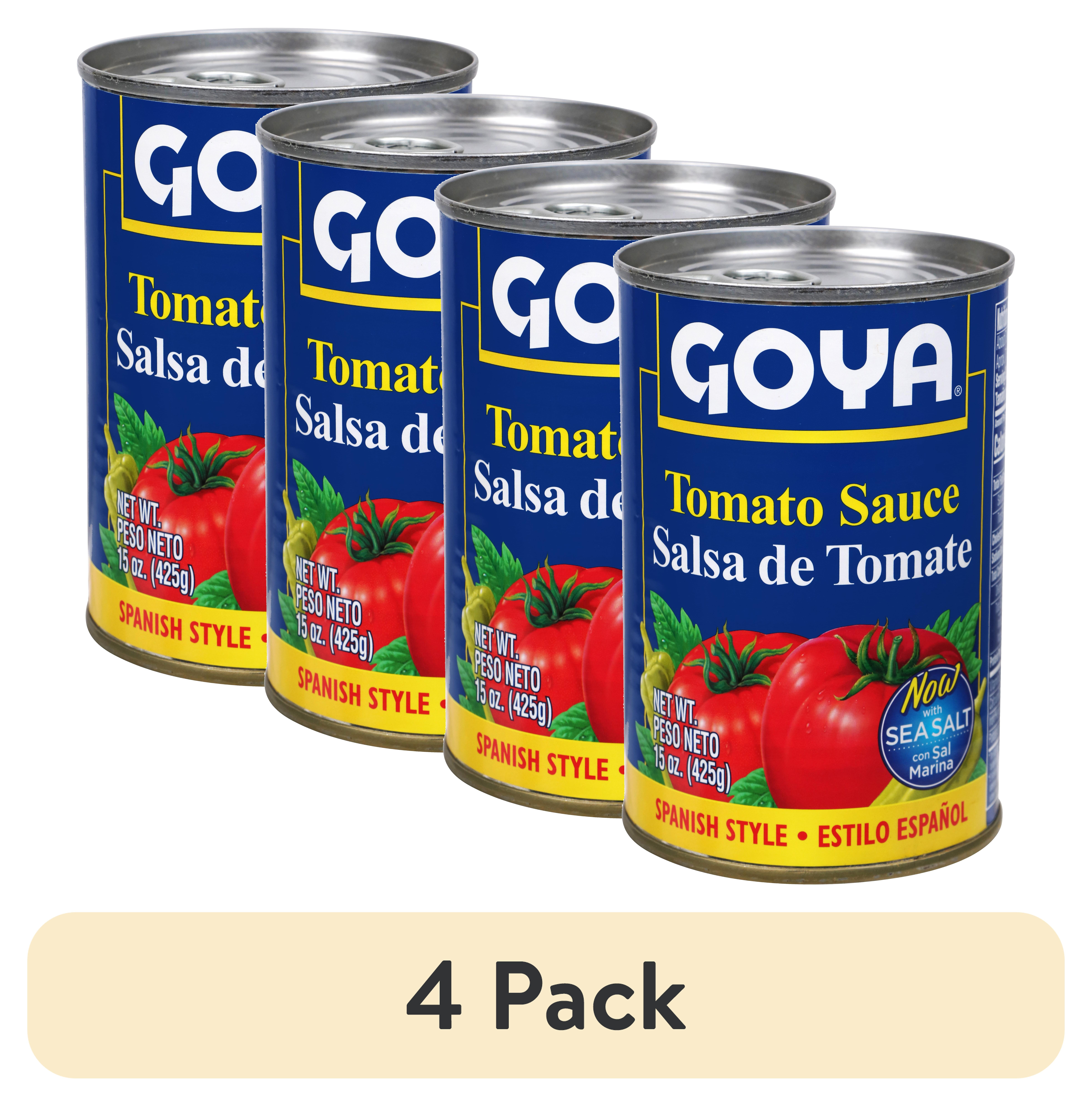 (4 pack) GOYA Spanish Style Tomato Sauce, 15 oz Can