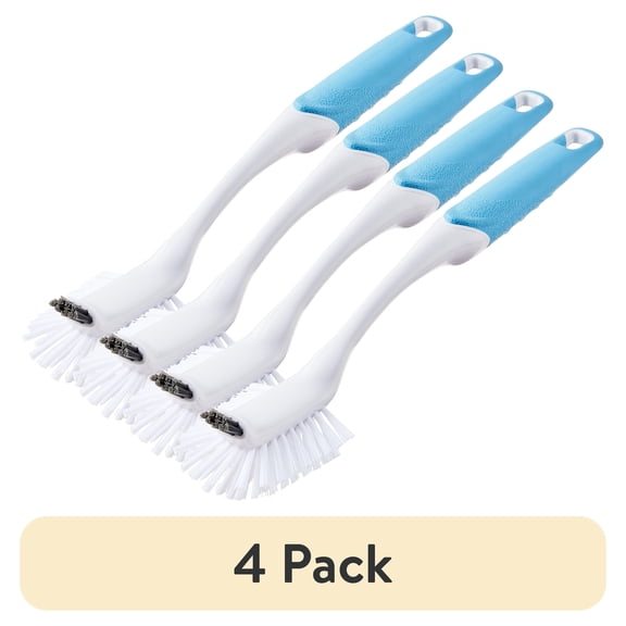 (4 pack) Great Value All Purpose Kitchen Brush, 1 Count