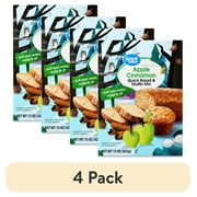 (4 pack) Great Value Apple Cinnamon Quick Bread and Muffin Mix, 15 oz Box